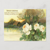 Vintage Early 1900's Birthday Greeting Postcard Postkarte (Vorderseite)