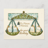 Vintage Early 1900's Birthday Greeting Postcard Postkarte (Vorderseite)