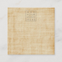 Vintage Earrings Backing Cards Add Your Own Logo Quadratische Visitenkarte