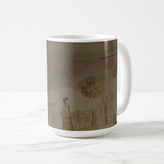 Vintage Eastbourne mug Kaffeetasse (VorderseiteRechts)