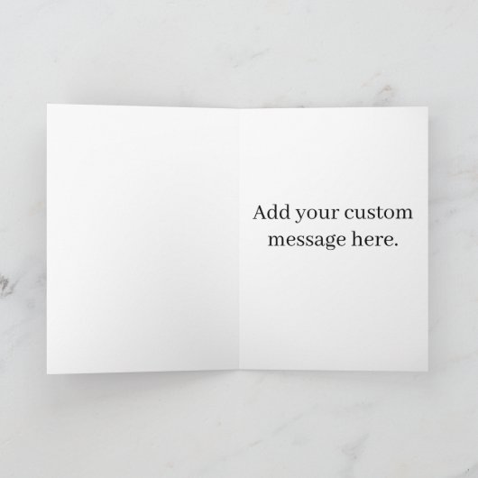 Vintage Easter Bunny Spring Karte (Innenseite)