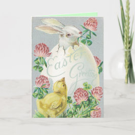 Vintage Easter Egg Card for you to send Feiertagskarte