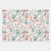 Vintage Easter Eggs Geschenkpapier Set (Vorderseite)