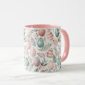 Vintage Easter Eggs Tasse (VorderseiteRechts)