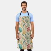 Vintage Easter Eggs with Floral Buds Schürze (Getragen)