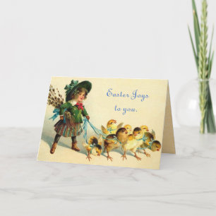 Vintage Easter Feiertagskarte