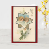 Vintage Easter Joy Resurrection Hope Heirloom Karte (Gelbe Blume)