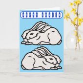 Vintage Easter Karte (Gelbe Blume)