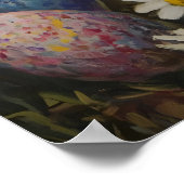 Vintage Easter Lamb Print, Farmhouse Spring Poster (Ecke)