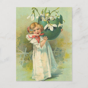 Vintage Easter Postcard Feiertagspostkarte