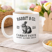 Vintage Easter Rabbit Kaffeetasse