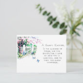 Vintage Eastertide Postcard Feiertagspostkarte (Stehend Vorderseite)