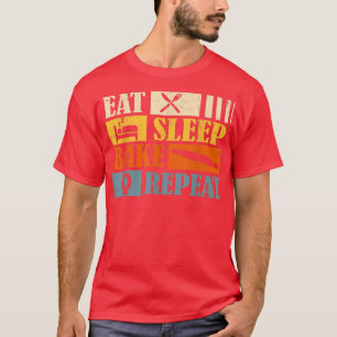 Vintage Eat Sleep Bake Repeat Funny Baking Gifts  T-Shirt