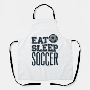 Vintage Eat Sleep Fußball Shirt Design (2)_1 Schürze