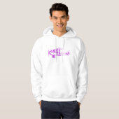 Vintage Ebene - Lila Hoodie (Vorne ganz)