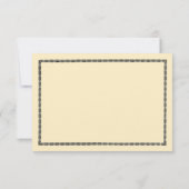 Vintage Echtheitsbescheinigung Dankeskarte (Rückseite)