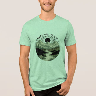 Vintage Eco-Minimalist Berg Tri-Blend Shirt