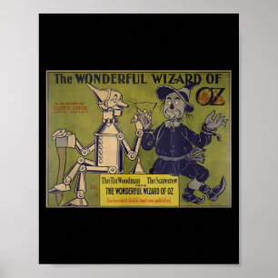 Vintage Ecrow Blechmann-Shirt Kunst-der Zauberer v Poster
