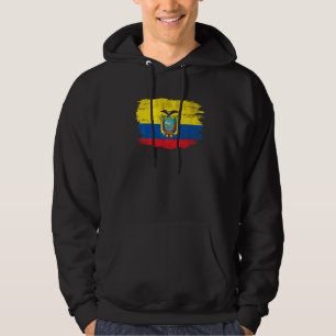 Vintage-Ecuador-Flagge für Ecuadorianer Hoodie