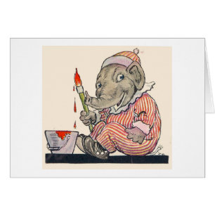 Vintage - Eddie Elephant maltet,