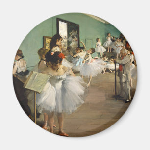 Vintage Edgar Degas Die Tanzklasse Ballett Kunst Magnet