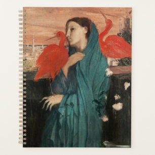 Vintage Edgar Degas Junge Frau mit Ibis Kunst Planer