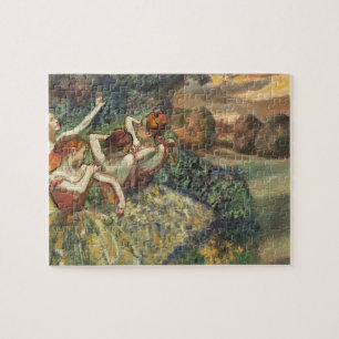 Vintage Edgar Degas Vier Tänzerinnen Ballett Kunst Puzzle