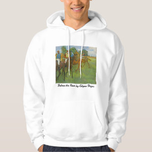 Vintage Edgar Degas Vor dem Rennen Pferdekunst Hoodie