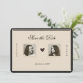 Vintage-Editorial- Doppelporträt (Stehend Vorderseite)