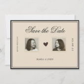 Vintage-Editorial-Doppelporträt (Vorderseite)