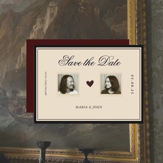 Vintage-Editorial- Doppelporträt