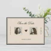 Vintage Editorial Facing two Portrait (Stehend Vorderseite)