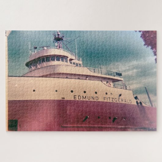 Vintage Edmund Fitzgerald Photo Puzzle (Horizontal)
