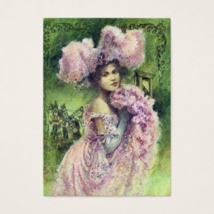 Vintage Edwardian Dancer ACEO Business Card