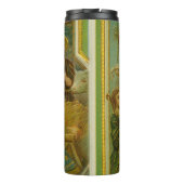 Vintage Edwardian Era Nativity Christmas Card Thermosbecher (Rückseite)