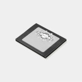 Vintage Edwardian Wedding Post-it Klebezettel (angewinkelt)