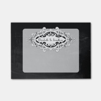 Vintage Edwardian Wedding Post-it Klebezettel
