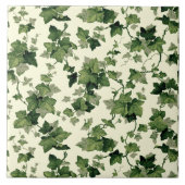 Vintage-Efeu-Muster Fliese (Vorderseite)