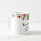 Vintage Eglantine Blumenmutter der Braut-Tasse Kaffeetasse (Vorderseite Links)