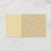 Vintage egypische Goldkarte Visitenkarte (Vorderseite)