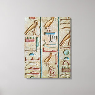 Vintage egyptische Leinwand