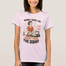 Vintage Ehefrau Chore Sarcastic Joke