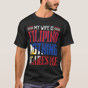 Vintage Ehefrau ist philippinisch nichts, was mich T-Shirt