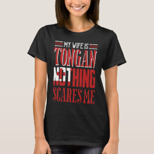 Vintage Ehefrau ist Tongan nichts stört mich stolz T-Shirt
