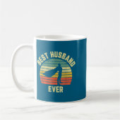 Vintage Ehemann Ever Superheld Spaß Design Kaffeetasse (Links)