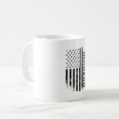 Vintage Ehemann Patriotic Flag-Shirt-Design_1 Kaffeetasse (Vorderseite Links)