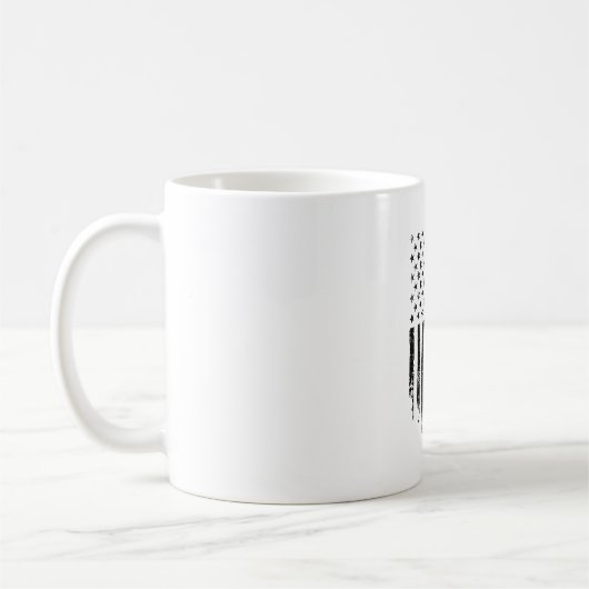 Vintage Ehemann Patriotic Flag-Shirt-Design_1 Kaffeetasse (Links)