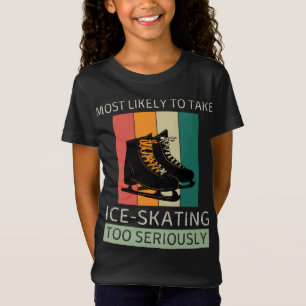 Vintage - Eher zu ernst beim Eislaufen T-Shirt