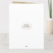 Vintage Eheschließungsgenehmigung Karte (Rückseite)