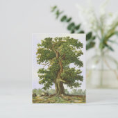 Vintage Eichenbaum-Blank 4.25"x5.5"-Karte (Stehend Vorderseite)